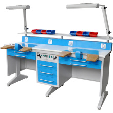 Dwt-Lt6 Double Worker Dental Lab Work Table